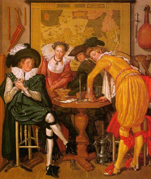 Willem Buytewech Merry Company oil painting picture